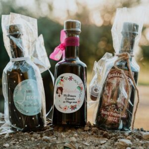 Aceite de oliva virgen – Botella Prímula 250 ml. Personalizada.